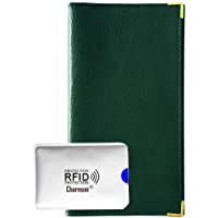Charmoni – Porte Chéquier puerta tarjeta crédito pieza de identidad de piel Neuf Pacey